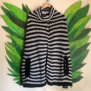 ModCloth Mohair Striped Poncho